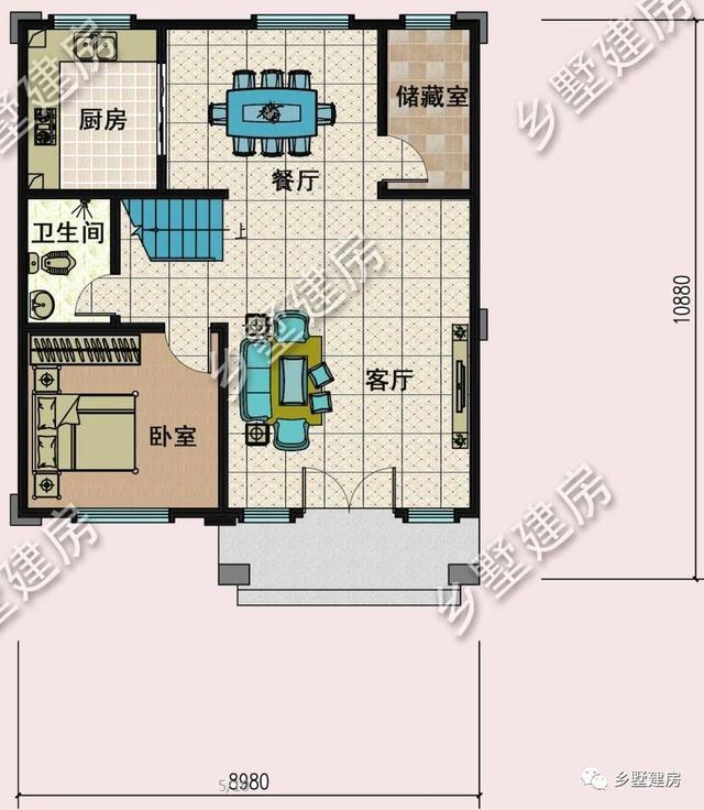 占地僅94平的農(nóng)村三層歐式別墅，美觀大方，造價(jià)又低，看過的人沒有說不漂亮的！