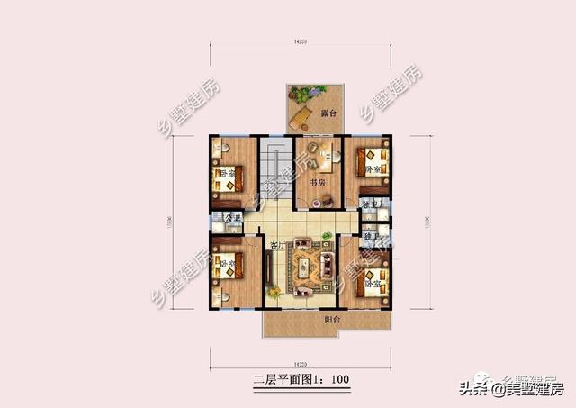 經(jīng)典歐式二層別墅設計圖，外形獨特，造型美觀，農(nóng)村生活想低調都不行！
