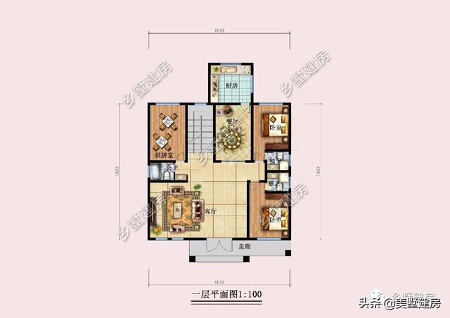 經(jīng)典歐式二層別墅設計圖，外形獨特，造型美觀，農(nóng)村生活想低調都不行！