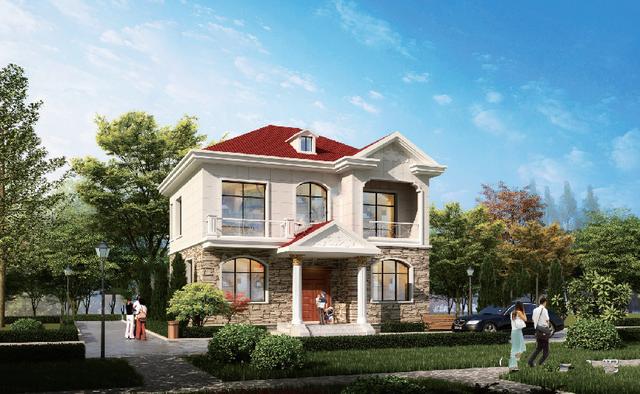 占地100二層經(jīng)典二層別墅，簡單時尚，優(yōu)雅大氣，精致可愛