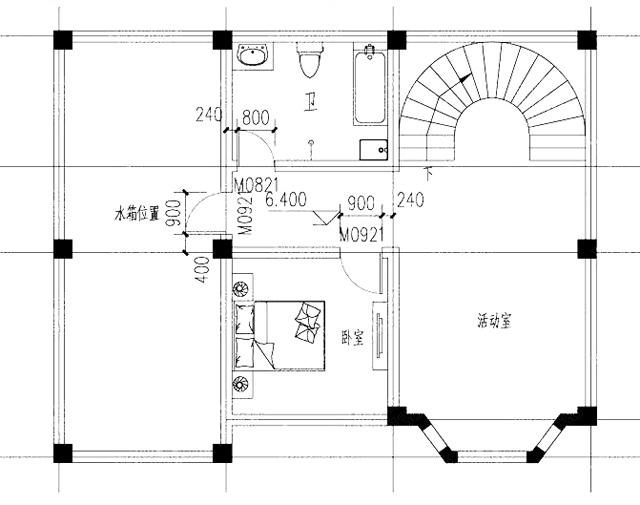 帶閣樓的農(nóng)村二層別墅設(shè)計圖，一層二層都有，你喜歡哪一款呢？