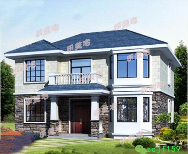 帶閣樓的農(nóng)村二層別墅設(shè)計圖，一層二層都有，你喜歡哪一款呢？