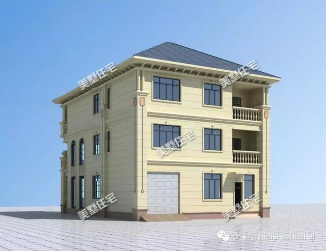 開間11米的三層別墅設(shè)計圖，帶有8間臥室和棋牌室，適合你嗎？