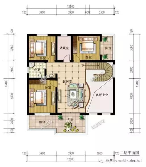 5套在農(nóng)村受歡迎的二層小樓設(shè)計(jì)圖，款款帶挑高客廳，外觀靚麗不輸豪宅