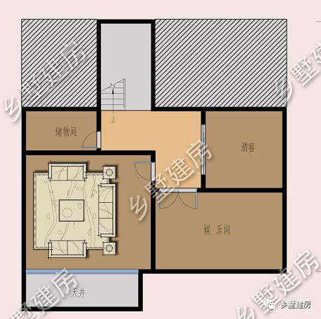 帶地下室的農村二層歐式小樓設計圖，奢華大氣，受村民一致熱捧！