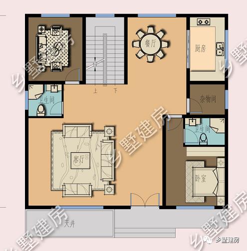 帶地下室的農村二層歐式小樓設計圖，奢華大氣，受村民一致熱捧！