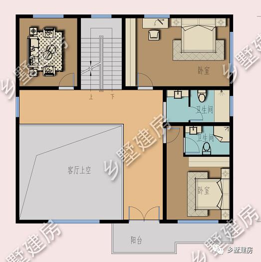 帶地下室的農村二層歐式小樓設計圖，奢華大氣，受村民一致熱捧！