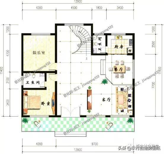 5棟美觀大氣的三層農村自建房，簡單易建，最后一棟屋頂亮了