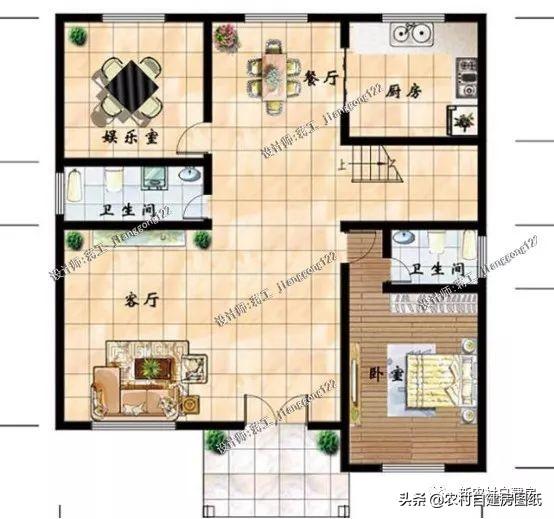 5棟美觀大氣的三層農村自建房，簡單易建，最后一棟屋頂亮了