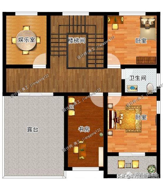 5棟美觀大氣的三層農村自建房，簡單易建，最后一棟屋頂亮了