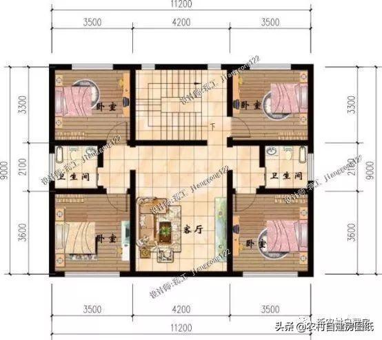 5棟美觀大氣的三層農村自建房，簡單易建，最后一棟屋頂亮了