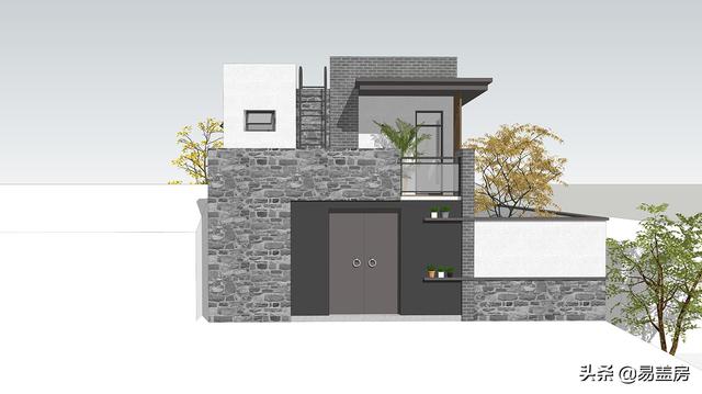 150平二層簡約現(xiàn)代別墅，外觀精致大氣，在北京30萬就能蓋成。