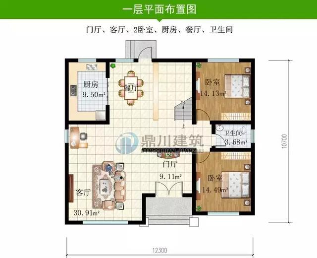 8套新穎帶露臺的別墅設(shè)計圖，外觀和布局來看都很滿足農(nóng)村的生活需求