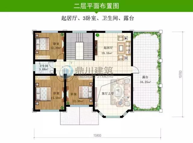 8套新穎帶露臺的別墅設(shè)計圖，外觀和布局來看都很滿足農(nóng)村的生活需求