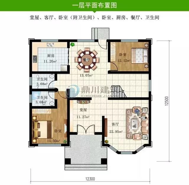 8套新穎帶露臺的別墅設(shè)計圖，外觀和布局來看都很滿足農(nóng)村的生活需求