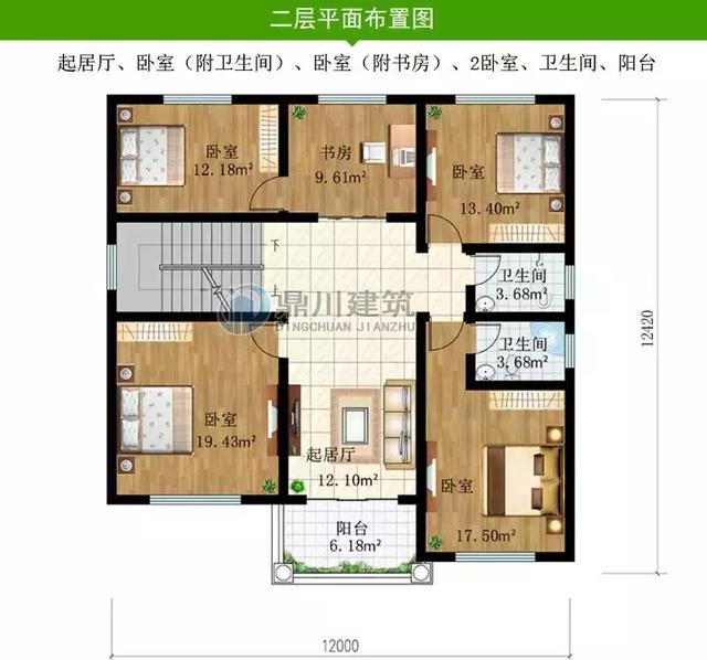 8套新穎帶露臺的別墅設(shè)計圖，外觀和布局來看都很滿足農(nóng)村的生活需求