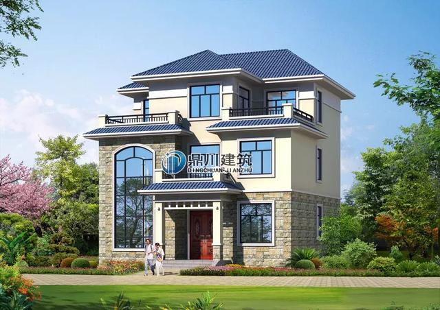 8套新穎帶露臺的別墅設(shè)計圖，外觀和布局來看都很滿足農(nóng)村的生活需求