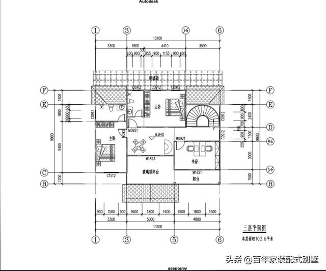 三層輕鋼別墅設(shè)計圖，30天建成讓左鄰右舍羨慕不已。