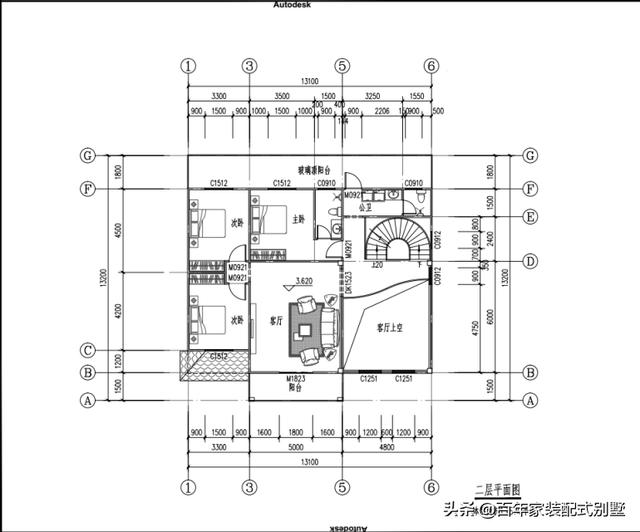 三層輕鋼別墅設(shè)計圖，30天建成讓左鄰右舍羨慕不已。