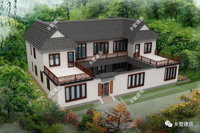 宅基地大的地方建四合院最合適不過了，住著最愜意！