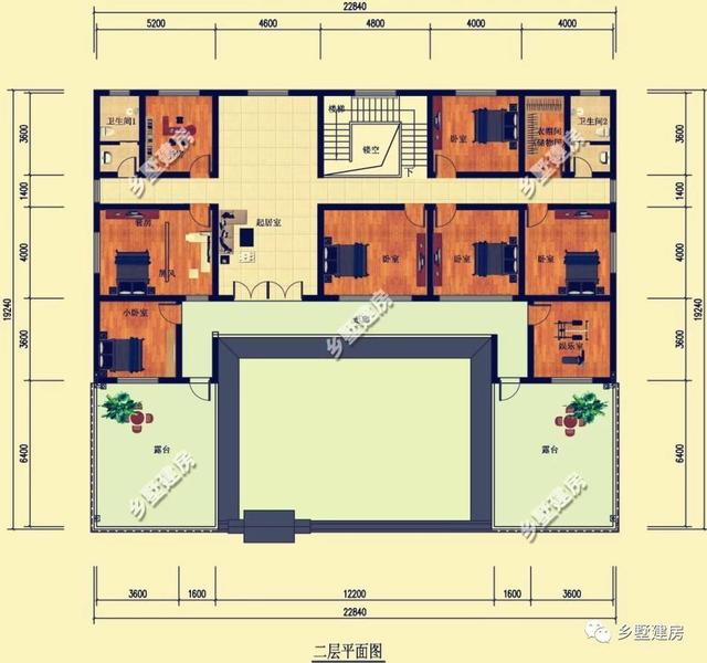 宅基地大的地方建四合院最合適不過了，住著最愜意！