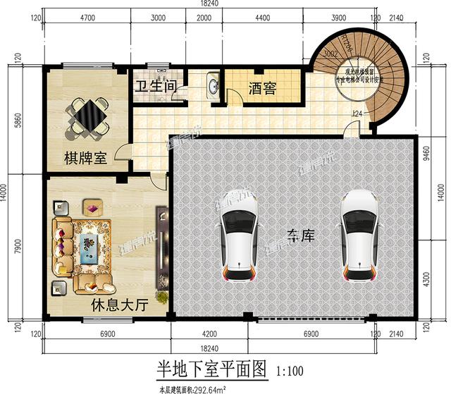 帶半地下室的奢華四層別墅，村里人人都過來看，想低調(diào)都難！