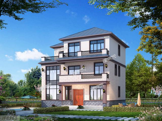 三層新中式別墅，雅致迷人，經(jīng)濟(jì)實(shí)惠又很實(shí)用，一點(diǎn)也不比城里的差。