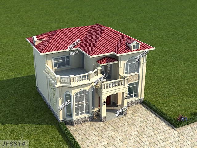 2024年新款二層歐式別墅，造型非常的漂亮，二三十萬建一棟，經(jīng)濟(jì)實(shí)惠又體面！