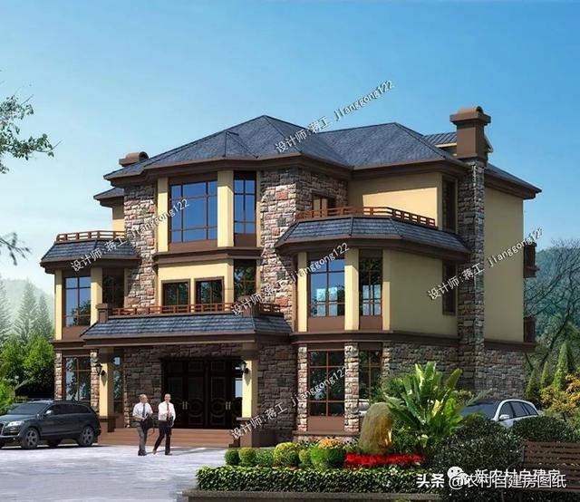 推薦5套農(nóng)村兄弟雙拼別墅，2款共用堂屋，主體最低單戶20萬起就能建，很合算。