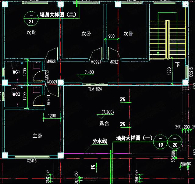 占地100平左右的三層自建房，方正舒適實(shí)用，適合大部分農(nóng)村家庭建造。