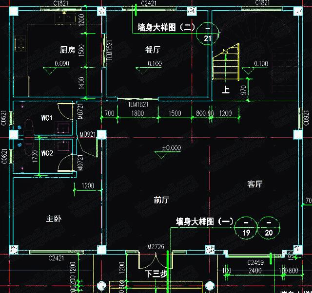 占地100平左右的三層自建房，方正舒適實(shí)用，適合大部分農(nóng)村家庭建造。
