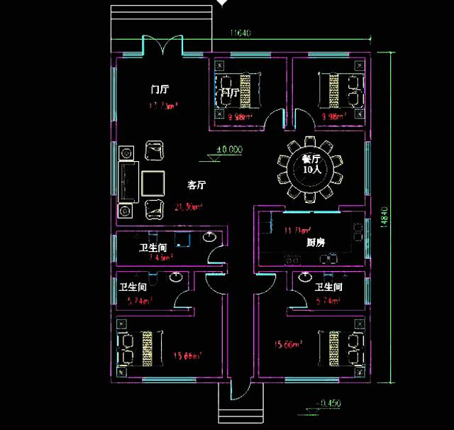 2棟十來萬就能建的一層自建房，給父母養(yǎng)老最合適了。