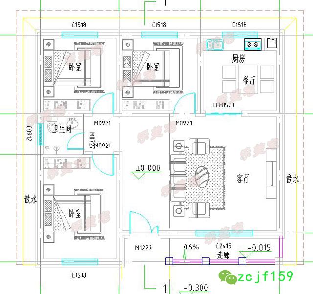 2棟十來萬就能建的一層自建房，給父母養(yǎng)老最合適了。
