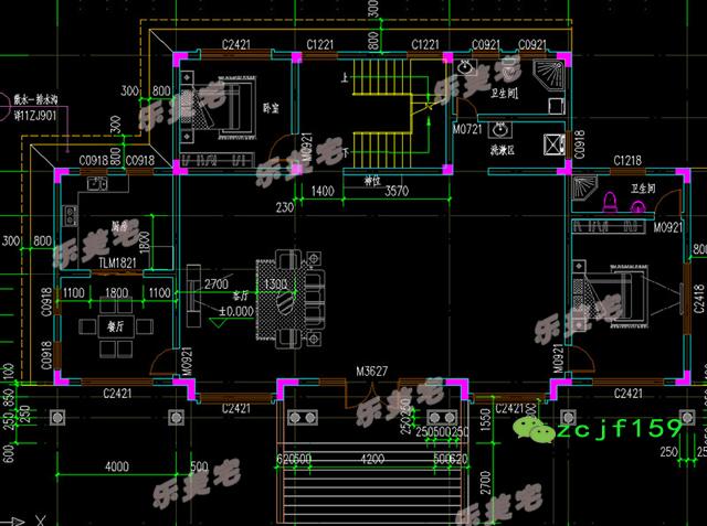 兩套21x12米左右二層別墅設(shè)計(jì)圖，滿足大家庭成員的住房需求。