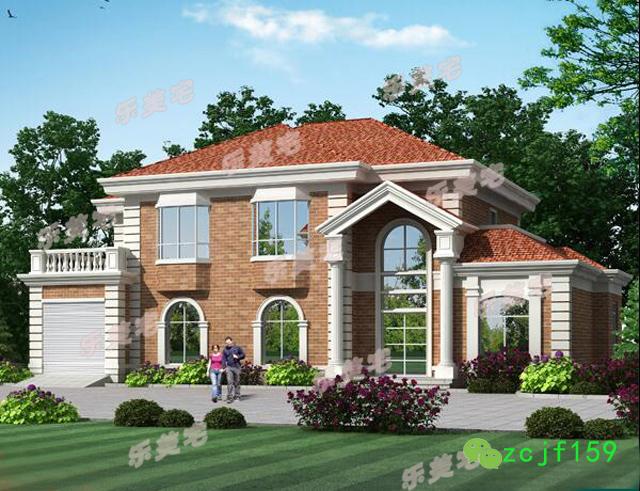 兩套21x12米左右二層別墅設(shè)計(jì)圖，滿足大家庭成員的住房需求。