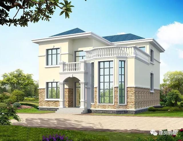 經(jīng)典二層農(nóng)村小樓設(shè)計(jì)圖，造價(jià)25萬以內(nèi)，經(jīng)濟(jì)又實(shí)用，還等什么快來建吧。