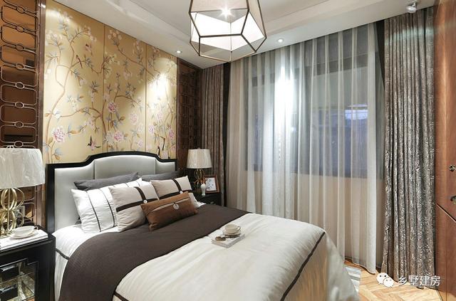 14.8×17.8米二層新中式小樓設(shè)計圖，帶院子+露臺+主臥大套，享受田園生活。