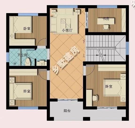 106平三層經(jīng)典歐式別墅設(shè)計圖，時尚大氣，養(yǎng)老就選這套。