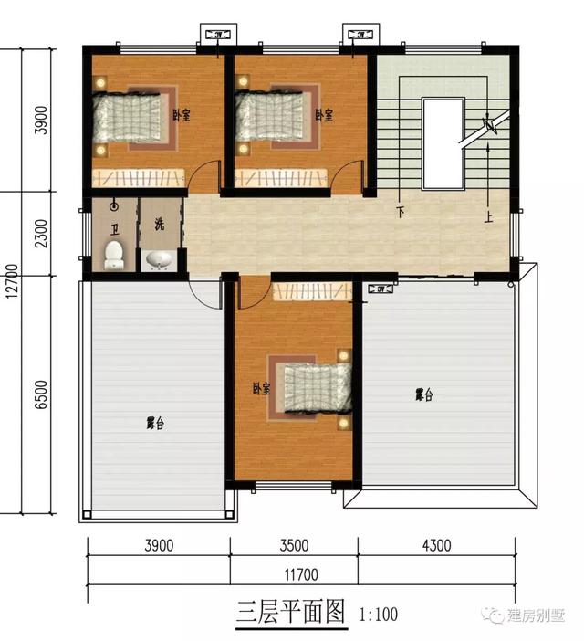 兩棟面寬接近的三層農(nóng)村自建房，誰看誰喜歡。