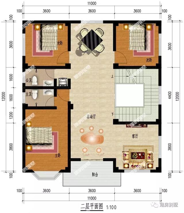 兩款開間11米的三層農(nóng)村自建房，經(jīng)濟(jì)美觀，30萬都能拿得下來。