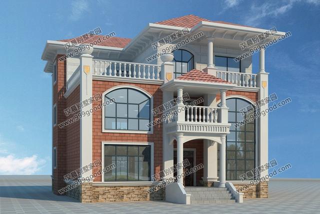 占地131平三層農(nóng)村自建房，兩種外觀配色方案，無論哪種都是不易過時。