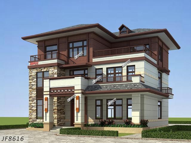 三款新中式別墅設(shè)計(jì)圖，無論選哪一棟建在農(nóng)村，你的房子是最靚眼的。