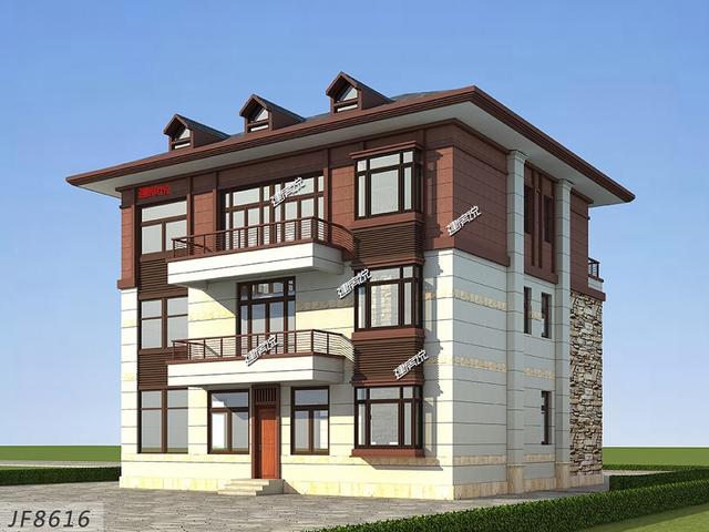 三款新中式別墅設(shè)計(jì)圖，無論選哪一棟建在農(nóng)村，你的房子是最靚眼的。