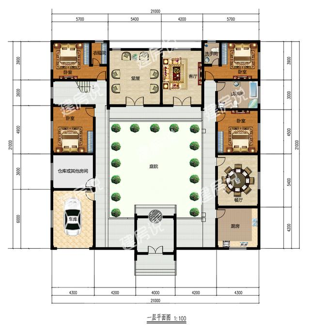 漂亮大氣的四合院別墅，40歲能夠擁有一棟，人生圓滿了！