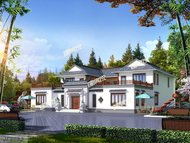 漂亮大氣的四合院別墅，40歲能夠擁有一棟，人生圓滿了！