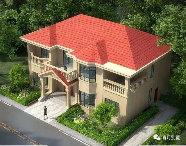 占地158平二層小別墅設(shè)計圖，時尚精美，功能齊全，非常適合農(nóng)村自建房。