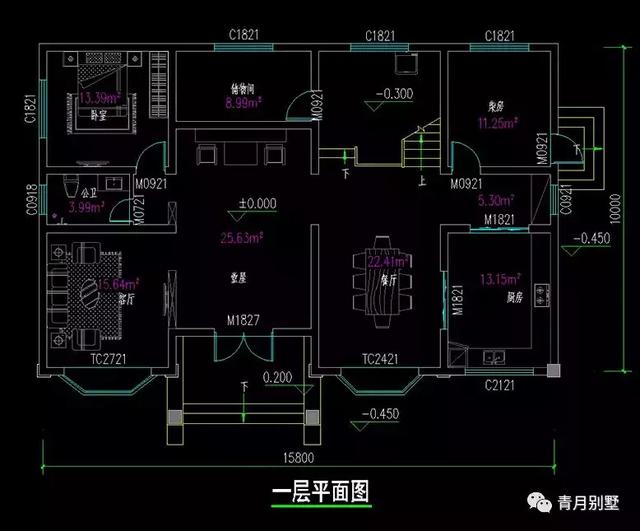 占地158平二層小別墅設(shè)計圖，時尚精美，功能齊全，非常適合農(nóng)村自建房。