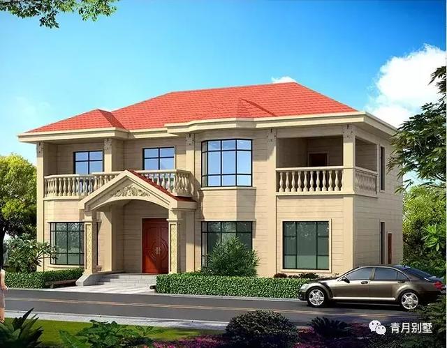 占地158平二層小別墅設(shè)計圖，時尚精美，功能齊全，非常適合農(nóng)村自建房。