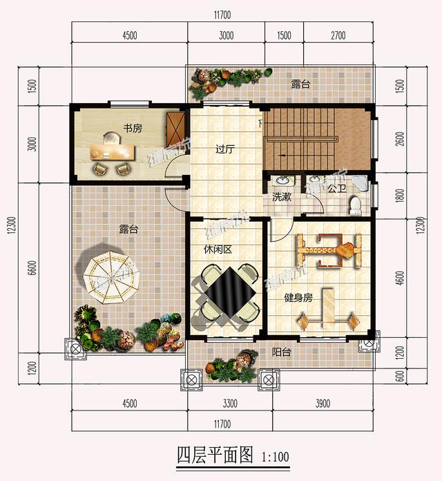 四層中式別墅，多窗多露臺(tái)，真是美到我了！
