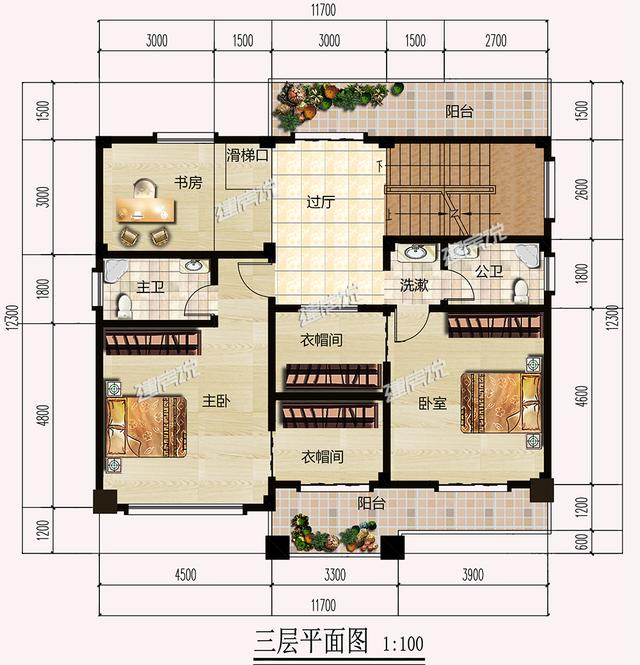 四層中式別墅，多窗多露臺(tái)，真是美到我了！